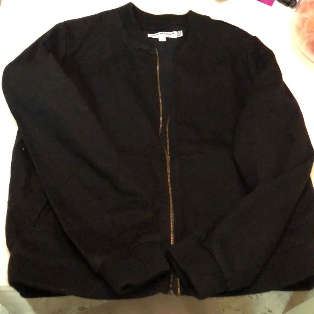 NWOT AMERICAN APPAREL BLACK JEAN JACKET unisex